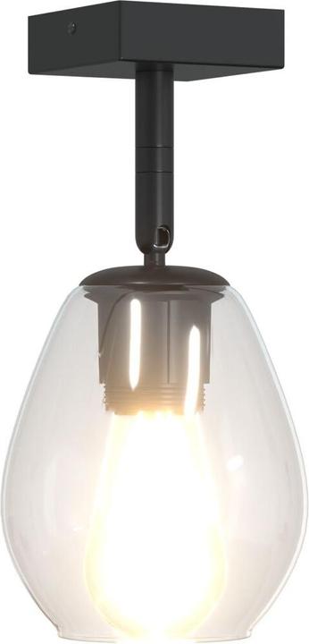 Produktbild VidaXL Deckenleuchten mit verstellbarem Glaslampenschirm Anthrazit E27 (E27)