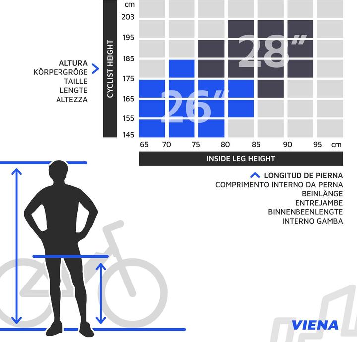 Produktbild Urbanbiker Viena 23 Trekking E-Bike (49 cm)