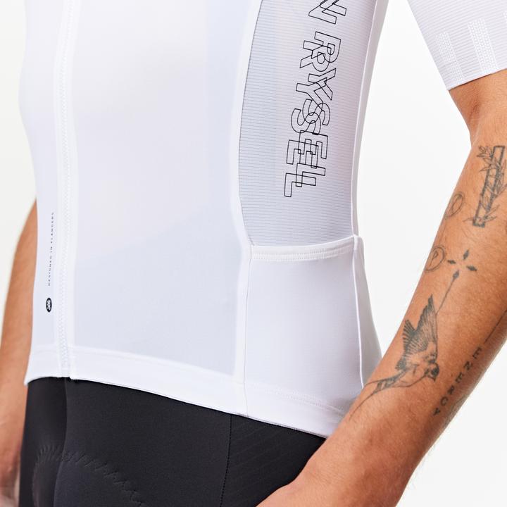 Image du produit Van rysel Maillot vélo route unisexe été manches courtes - Racer 2 blanc (M)