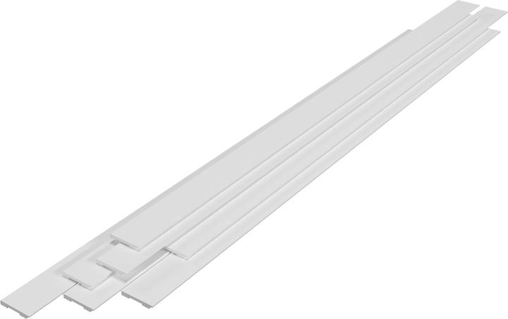 Actual product image Neu.Haus Skirting boards Coevorden 28er Set 195x8 cm White