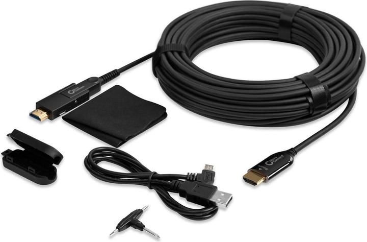Actual product image MicroConnect HDM191915V2.0DOP HDMI Cable 15 m HDMI Type A (Standard) HDMI Type D (Microphone) Black (15 m, HDMI)