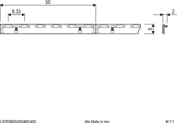 Image du produit EVN Bande LED (Blanc, 500 cm, Intérieur)