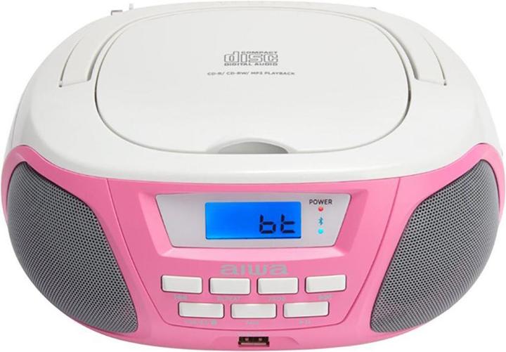 Produktbild Aiwa BBTU-300PK Tragbares Stereosystem Analog & Digital 5 W Pink (AM, MW, FM, Bluetooth)