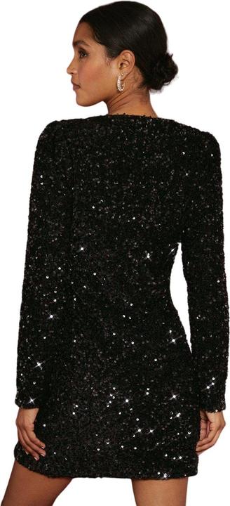 Immagine prodotto Dorothy Perkins Mini accappatoio con paillettes e dettagli in dentello per donne/femmine (40 D)