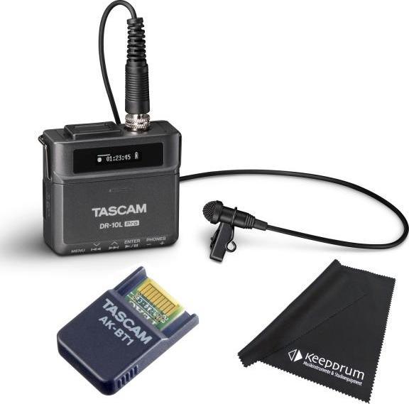 Actual product image Tascam DR-10L Pro lavalier recorder with adapter (Handheld)