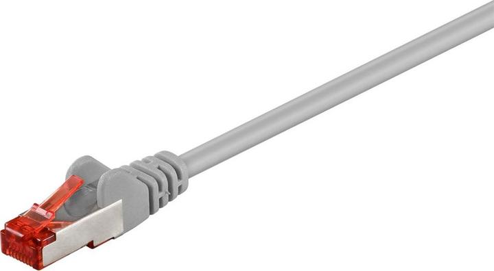 Produktbild Dönges Patchkabel Cat. 6, 2x RJ45 mit S/FTP, 25 m, grau (25 m)