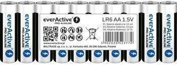 Immagine prodotto Everactive Batterie alcaline Pro LR6 AA - confezione termoretraibile - 10 - batteria (10 pz., AA, 650 mAh)