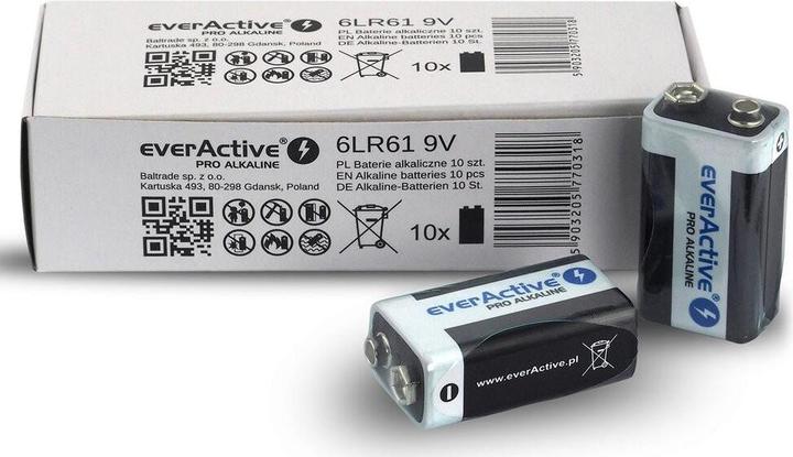 Immagine prodotto Everactive Batterie alcaline Pro LR6 AA - confezione termoretraibile - 10 - batteria (10 pz., AA, 650 mAh)