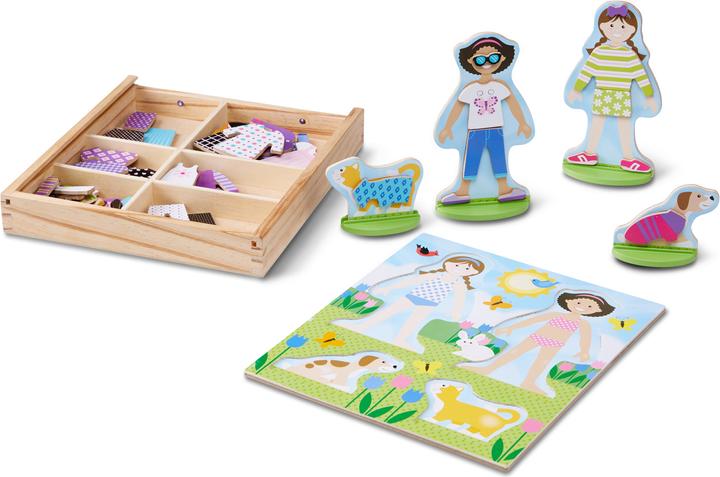 Image du produit Melissa & Doug Magnetic Dress Up - Amis et Animaux (78 x)