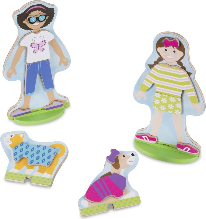 Image du produit Melissa & Doug Magnetic Dress Up - Amis et Animaux (78 x)