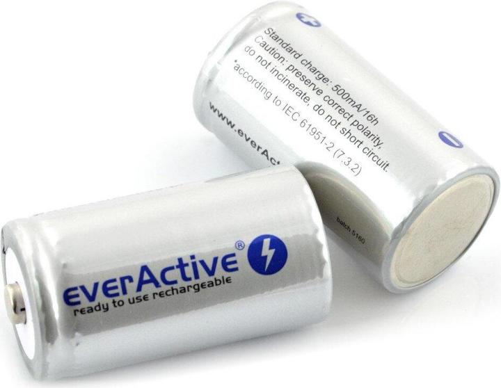 Actual product image Everactive Rechargeable batteries R20/D Ni-MH 5500 mAh ready to use - Battery - Mono (D) (1 pcs., D, 5500 mAh)