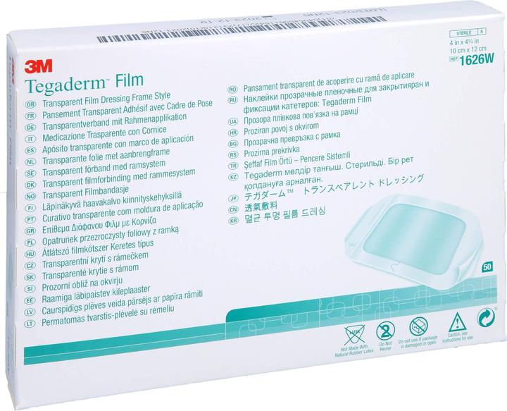 Produktbild 3M TEGADERM Film 10x12cm 1626W, 50 St PFL (50 x)