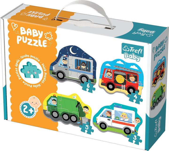 Actual product image Trefl Baby Classic Vehicles and contest (207 pieces)