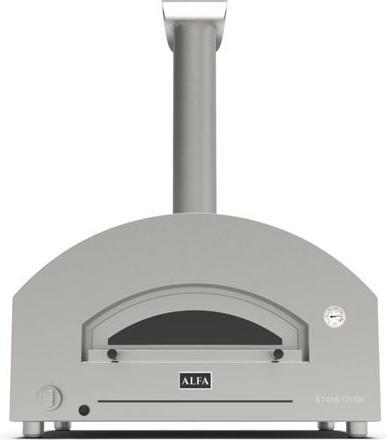 Actual product image Alfa Forni Futuro 4 Pizze Hybrid Silver Black