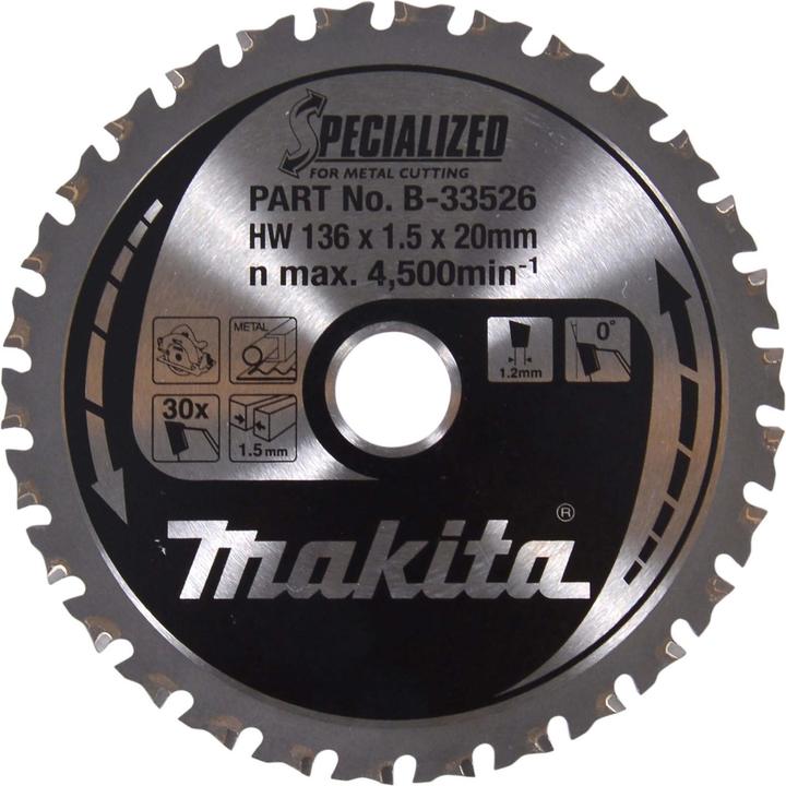 Makita Lama di sega circolare SPECIALIZZATA 136
