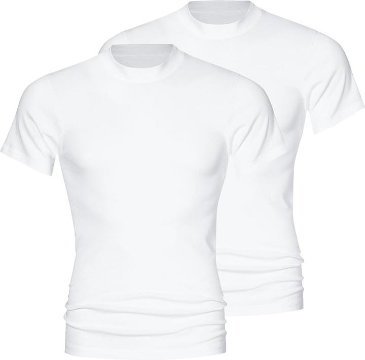 Actual product image Mey Pack of 2 Dry Cotton Olympia T-shirt with round neck (L)