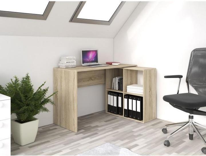 Image du produit Topeshop PLUS 2X2 SONOMA Table d'ordinateur couleur chêne (50 x 120 x 76 cm)