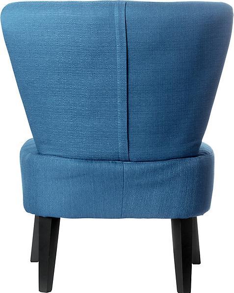 Immagine prodotto Paperflow Poltrona BRIGHTON, piedini in legno massello, blu.