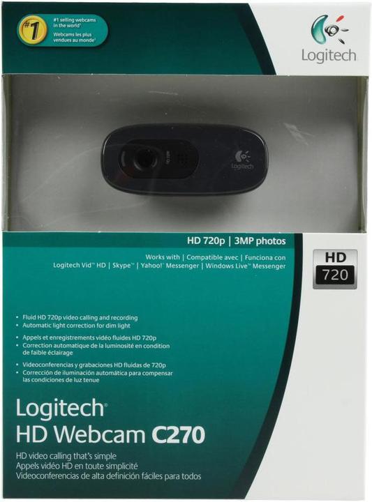 Produktbild Logitech DUPLIKAT HD Webcam C270 (0.90 Mpx)