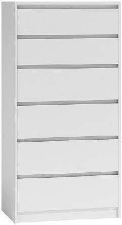 Produktbild Topeshop K6 BIEL Kommode (70 x 43 x 139 cm)