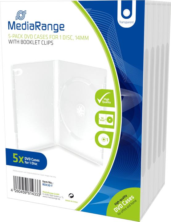 MediaRange DVD Blank Sleeve for 1 Dics