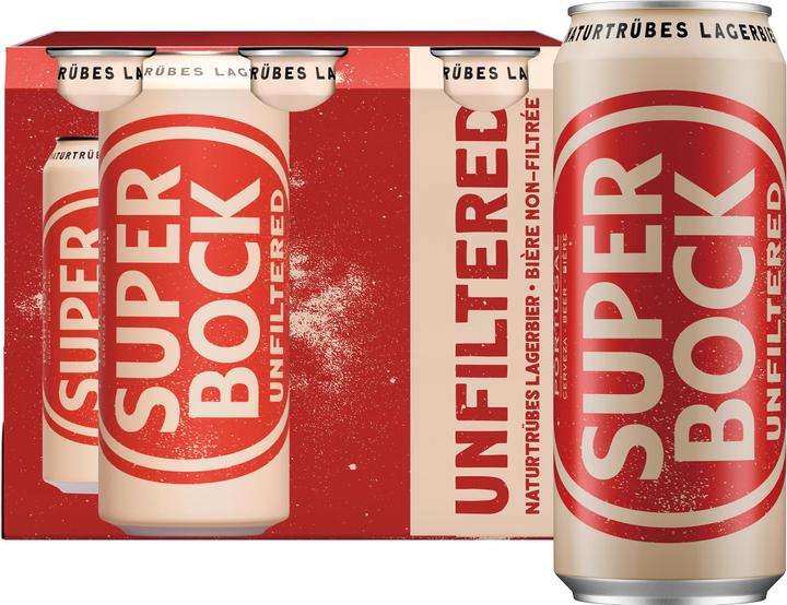 Image du produit Super Bock Non filtré (6 x 50 cl)