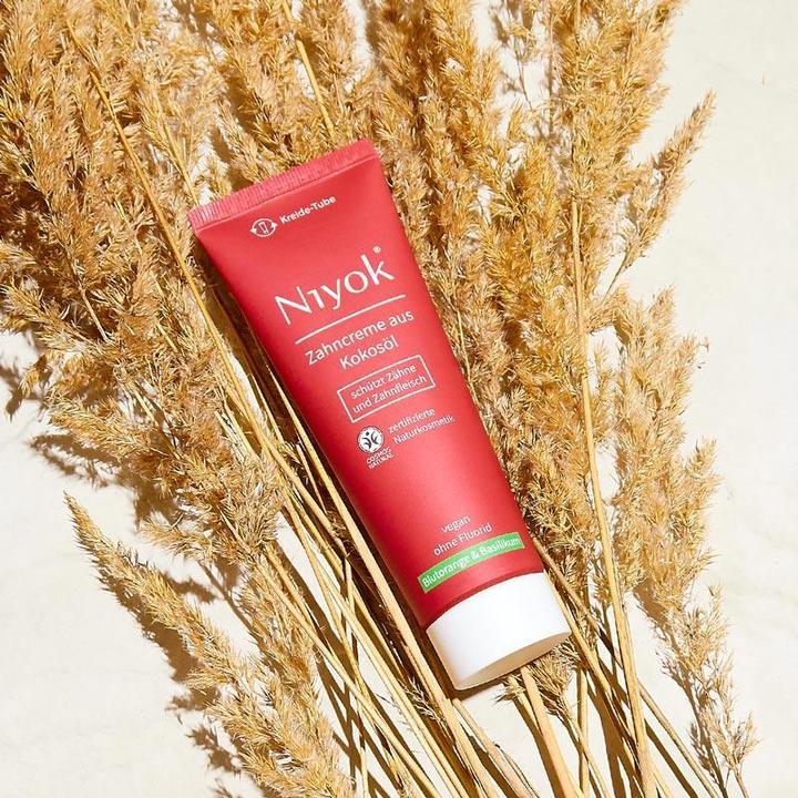 Produktbild Niyok Zahncreme Kokosöl Blutorange & Basilikum 75 ml (75 ml)