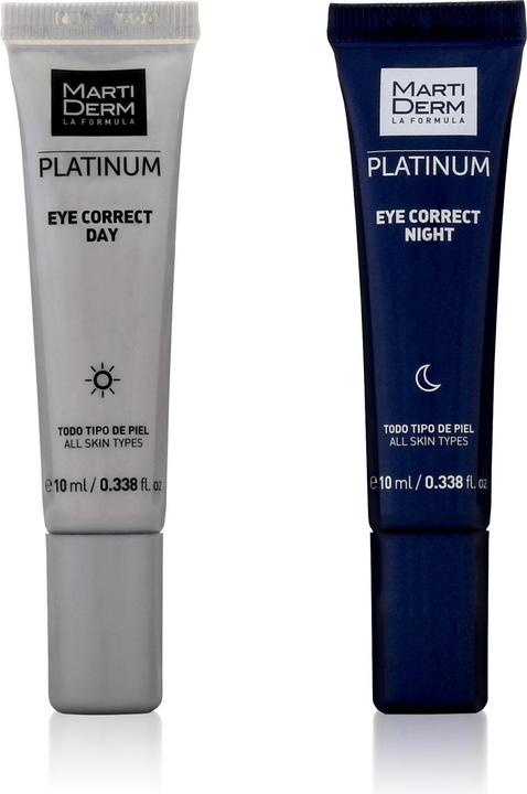 Image du produit Martiderm PLATINUM Eye Correct 2 x 10 ml (Crème, 20 ml, Jour + nuit)
