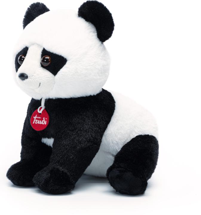 Actual product image Trudi Puppies cuddly toy panda extra soft 22 x 25 x 22 cm, size M, high-quality soft toy, lov (22 cm)