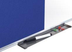 Actual product image Bi-Office Combination board MAYA, combined pinboard and whiteboard, cork or felt, various sizes (Combination board, 150 x 120 cm)