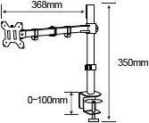 Actual product image Lenovo Vienna TB-MO1 monitor mount 10 -27 10 kg VESA 100