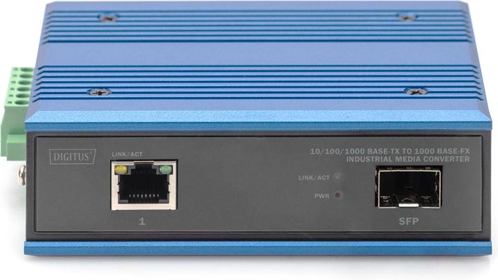 Image du produit Digitus 10/100/1000 Base-TX to 1000 Base-FX Industrial Media Converter (2 Ports)