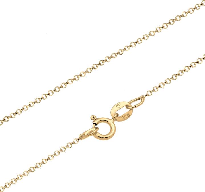 Actual product image Elli Gemstone necklace, oval (925 Sterling silver, 45 cm)