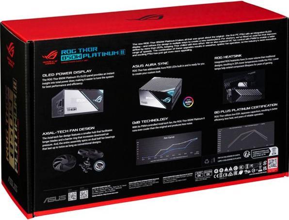 Actual product image ASUS PSU Thor 850W Platinum II (850 W)