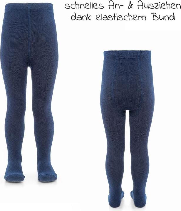 Image du produit La Loona LaLoona Bébé Collants Paquet de 2 - Marine - - (50/56)