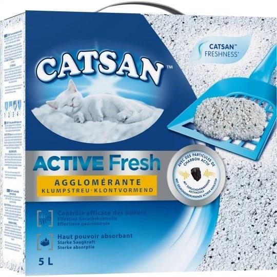 Image du produit Catsan Active Fresh - Litière de bentonite - 5l (Agglomérant, 5 kg)