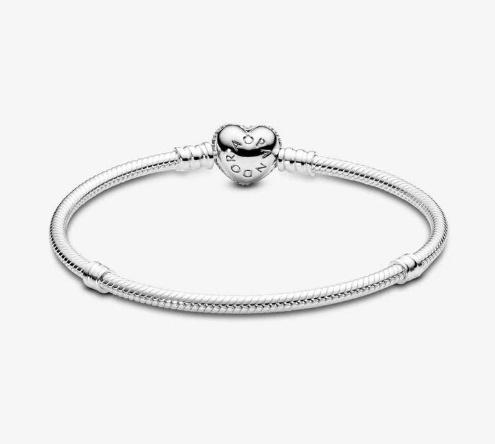 Immagine prodotto Pandora Bracciale con chiusura a cuore (20 cm, Argento)