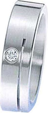 Image du produit Xen Bague ruban avec 1 brillant 0,04 ct. - fente mate 6 mm (72)