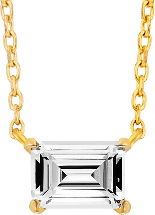 Immagine prodotto Julie Julsen Halskette mit Anhänger Rectangle (Argento 925)