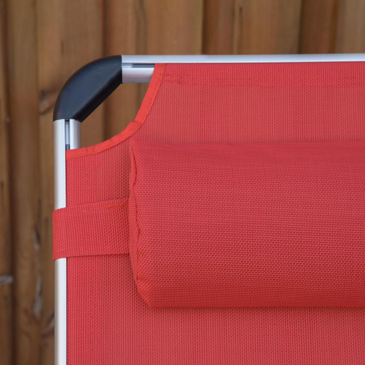 Produktbild Outsunny Gartenliege 5-stufig verstellbar (80 cm)