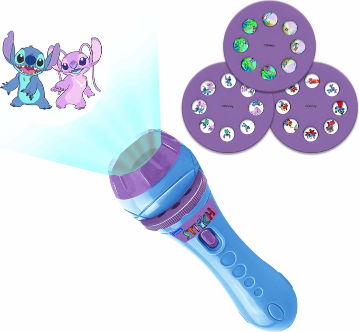 Image du produit Lexibook Projecteur et lampe de poche Stitch Story Violet