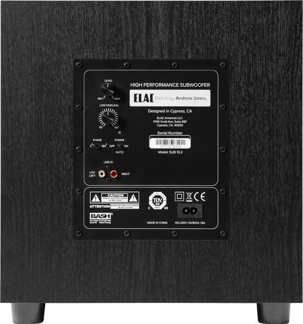 Produktbild ELAC Deubt S10.2 schwarz (1 Stk., 200 W)