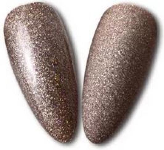 Produktbild Canni Gellack Eye Shadow C046 UV/LED (Braun Glitzer, Gel-Effekt Nagellack)