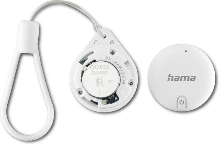 Produktbild Hama 185815 Schlüsselfinder Bluetooth f. Apple Weiss 4 St. Set (iOS)