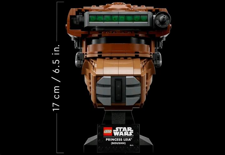 Actual product image LEGO Princess Leia Helmet (75351, LEGO Star Wars)