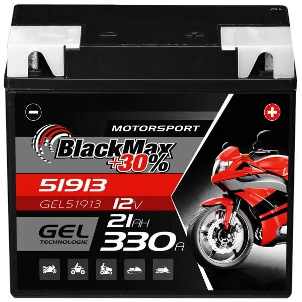 Produktbild BlackMax G19 BMW Motorradbatterie Gel (DIN 51913) (12 V, 21 Ah, 330 A)