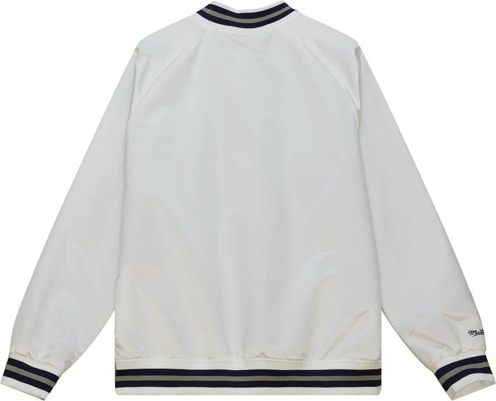 Actual product image Mitchell & Ness M&N Lightweight Satin Varsity Veste - Dallas Cowboys blanc (S)
