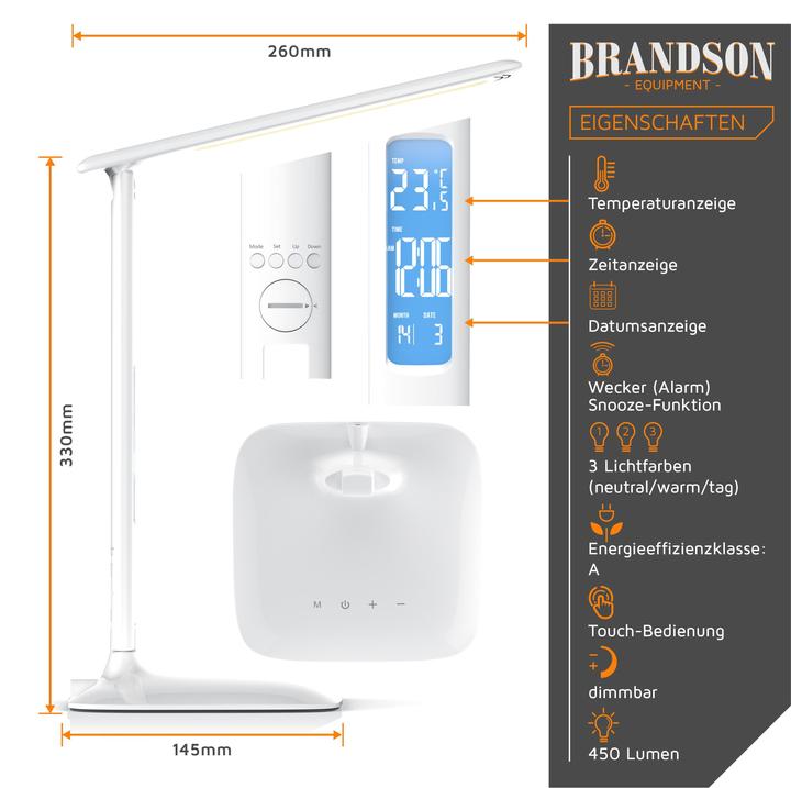 Actual product image Brandson Desk lamp (450 lm)