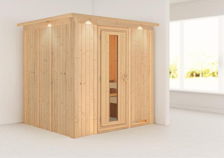 Image du produit Karibu Sauna Eupin entrée frontale, couronne (Sans four)