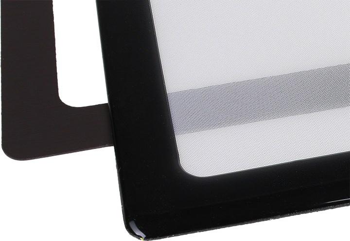 Actual product image DEMCiflex Dust filter 120mm, square - black/white